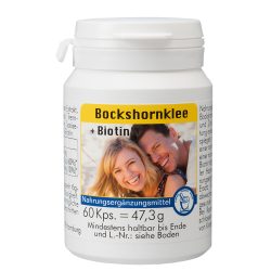 BOCKSHORNKLEE+Biotin Kapseln 60 St Kapseln