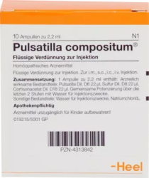 PULSATILLA COMPOSITUM Ampullen 10 St Ampullen