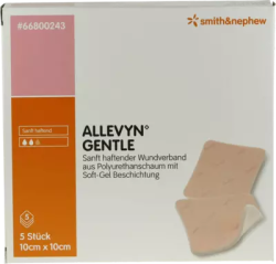 ALLEVYN Gentle 10x10 cm Schaumverb. 5 St Verband