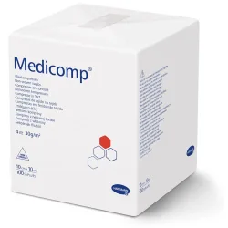 Paul Hartmann AG, MEDICOMP Kompressen 10x10 cm unsteril 100 St Kompressen