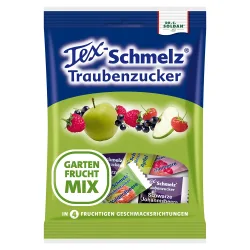 Dr. C. SOLDAN GmbH, Soldan Tex Schmelz Traubenzucker Gartenfrucht-mix 75 g Kautabletten