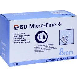 BD MICRO-FINE+ 8 Pen-Nadeln 0,25x8 mm 100 St Kanüle