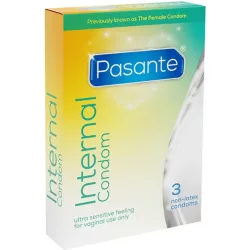 Pasante Latexfreie Frauenkondome 3 Stück