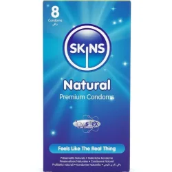 Skins Natürliche Premium-Kondome 8 Stück