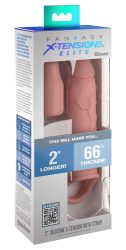 Penishülle ?2? Silicone X-tension with Strap? mit Hodenring