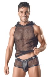 Herren Kapuzen-Netz-Shirt 054992