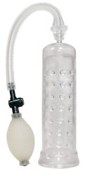 Penispumpe ?Horny Dots?, 19,5 cm, mit Pumpball
