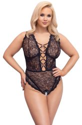 Body ouvert aus weicher elastischer Spitze