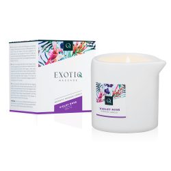 Exotiq Massagekerze Violet Rose 200g