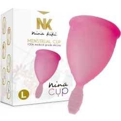 Nina Kikí Menstrual Cup Grösse L Rosa