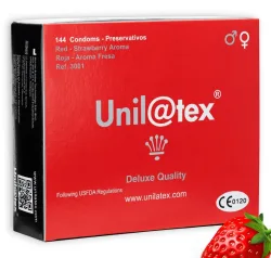 Unilatex Red / Strawberry Kondome 144 Stück