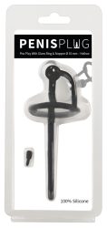 Penisplug ?Piss Play with Stopper? mit Eichelring, komplett aus Silikon