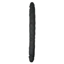Double Ended Dildo schwarz 40cm