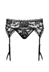 Obsessive Catia Garter Belt & Thong[S/M], S/M - Amorana