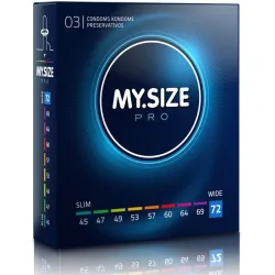 MySize -  MY.SIZE PRO 72 3er Kondom, 3 Stück