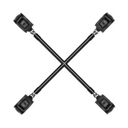 Hog Tie Kreuzstange mit Handschellen