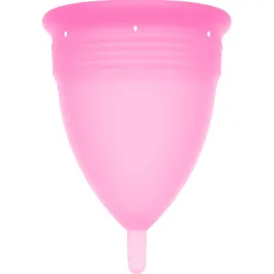 Stercup FDA Silikon-Menstrualcup Rosa Grösse L