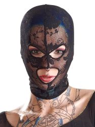 Kopfmaske aus weicher elastischer Spitze