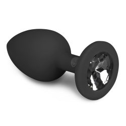 Diamond Butt Plug Black Small