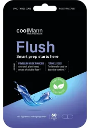 CoolMann Flush Ballaststoff-Kapseln 60 Stück