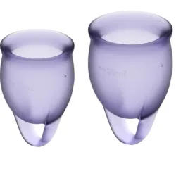 Satisfyer -  Feel Confident Menstrual Cup, One Size, Violett