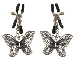 Nippelklammern ?Butterfly Nipple Clamps?, mit Schmuckelementen
