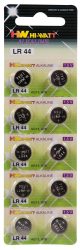 Knopfzellbatterien, LR44, 10er