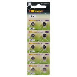 Knopfzellbatterien, LR41, 10er