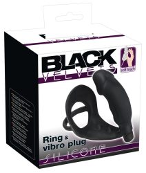 Penis-/Hodenring ?Ring & Vibro Plug? mit Vibro-Analplug