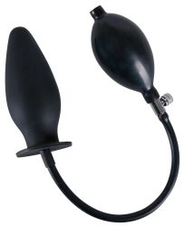 Analplug ?trueBlack? zum Aufpumpen