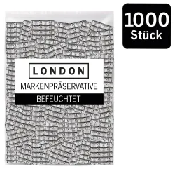 Kondome ?LONDON Q600 feucht? mit Beschichtung auf Silikonbasis