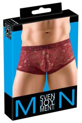 Spitzen-Pants in edlem Dunkelrot