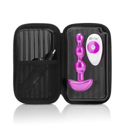 b-Vibe Triplet Anal Beads Fuchsia