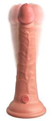 Naturvibrator ?7? Vibrating + Dual Density Silicone Cock with Remote?
