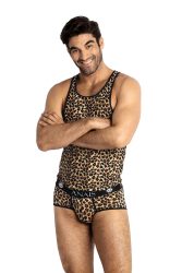 Herren Tank Top 053550 leopard