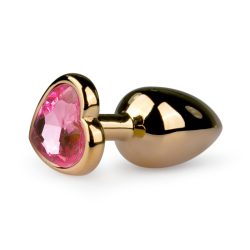 Metal Diamond Butt Plug Heart