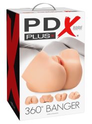 Torso-Masturbator ?360° Banger? mit 2 Lustöffnungen