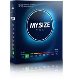 MySize -  MY.SIZE PRO 47 3er Kondom, 3 Stück