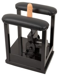 Sexmaschine ?Sit-On-Climaxer? mit Dildo und Komfort-Sitzgestell