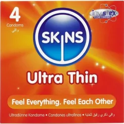 Skins Ultradünne Premium-Kondome 4 Stück