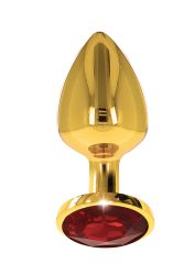 Taboom Butt Plug With Diamond Jewel L Red