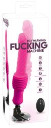Stoßvibrator ?RC Warming Fucking Machine? mit abnehmbarem Saugfuß
