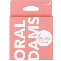Loovara Oral Dams Latexfreie Oralbarriere 3 Stück