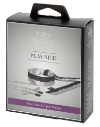 Fifty-Shades-of-Grey Collar and Clamps Nippelklemmen