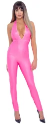 Overall plus Riostring, stylischer Mattlook in Hotpink