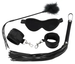 4-teiliges Bondageset ?Fetish Kit Samt?, für zarte bis harte Sessions