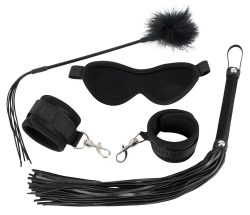 4-teiliges Bondageset ?Fetish Kit Samt?, für zarte bis harte Sessions