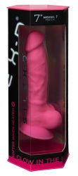 Naturdildo ?Model 1 Glow in the Dark? mit Saugfuß