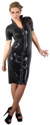 Latexkleid schwarz
