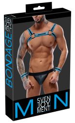 Harness plus Jock mit abnehmbaren Handfesseln